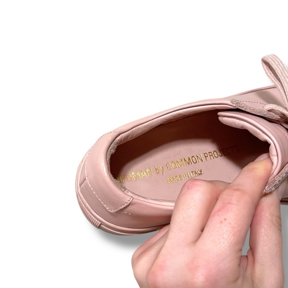 Common Projects Italy Achilles Blush Pink Women's Leather Sneakers Size 35 - Picture 4 of 11